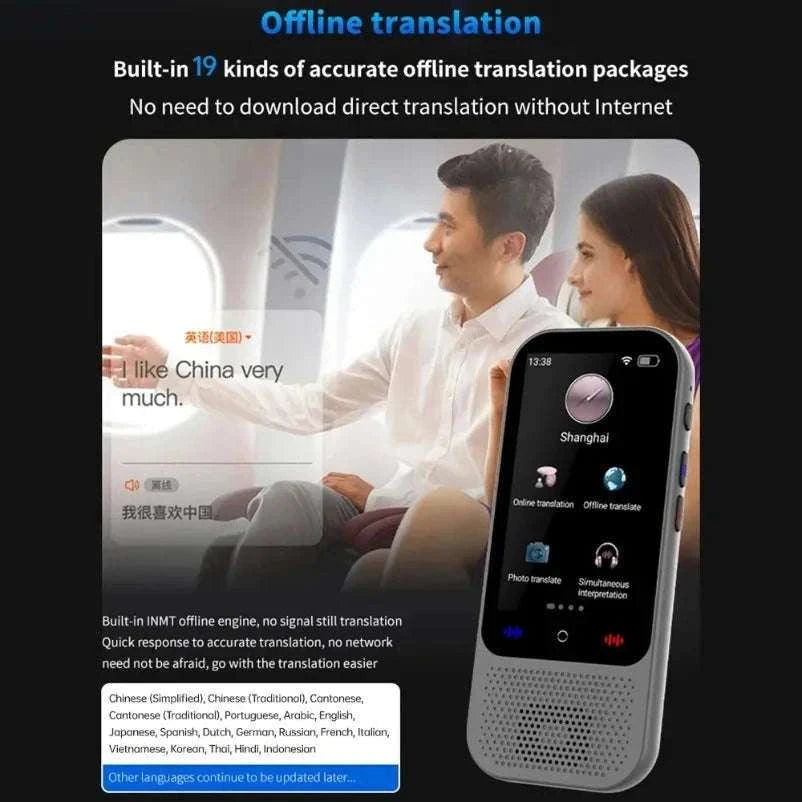S80 Pro AI Language Translator with 138 Languages and Photo Translation-S80Pro
