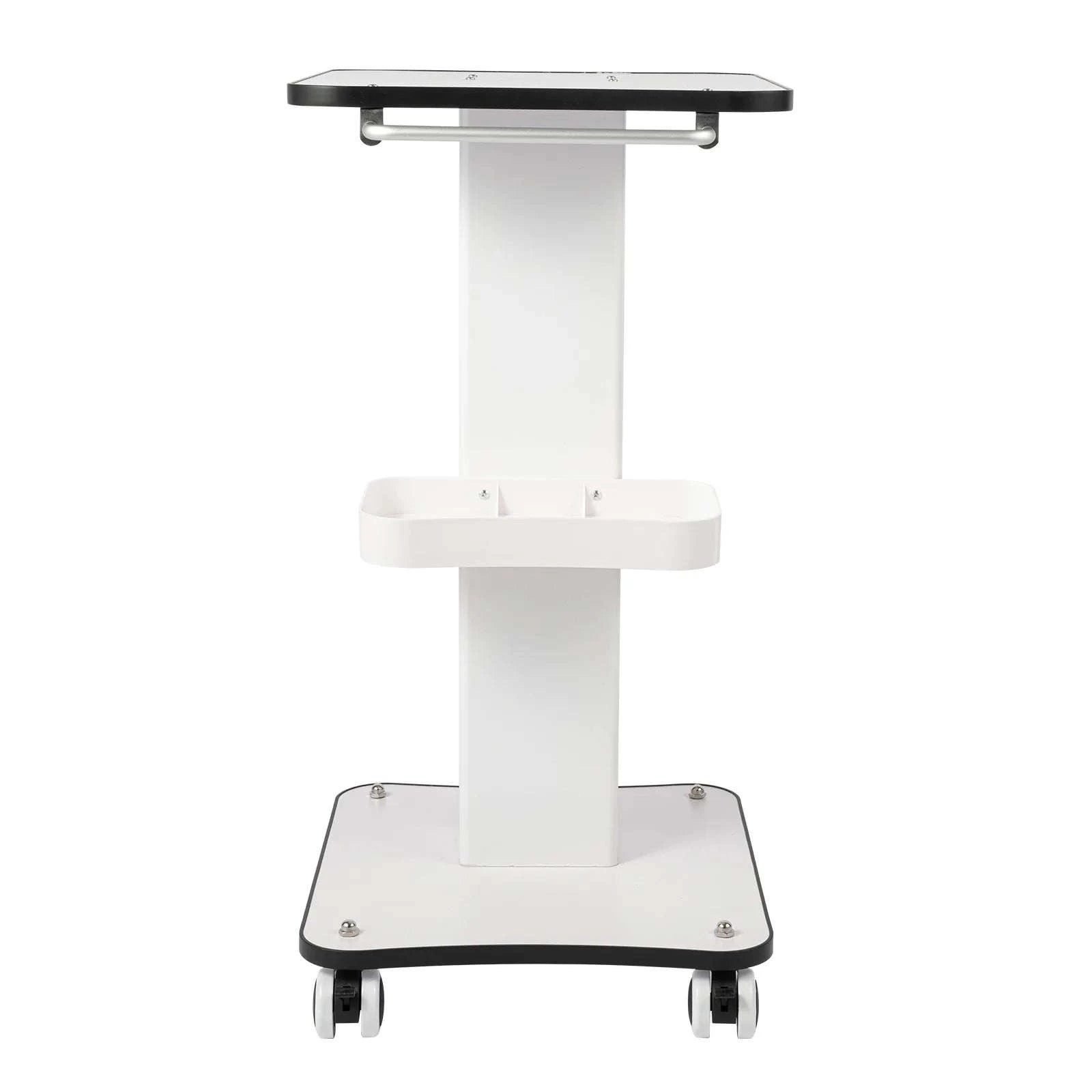 Salon Beauty Trolley Cart with Wheels and 3-Tier Storage-WHITE / spain