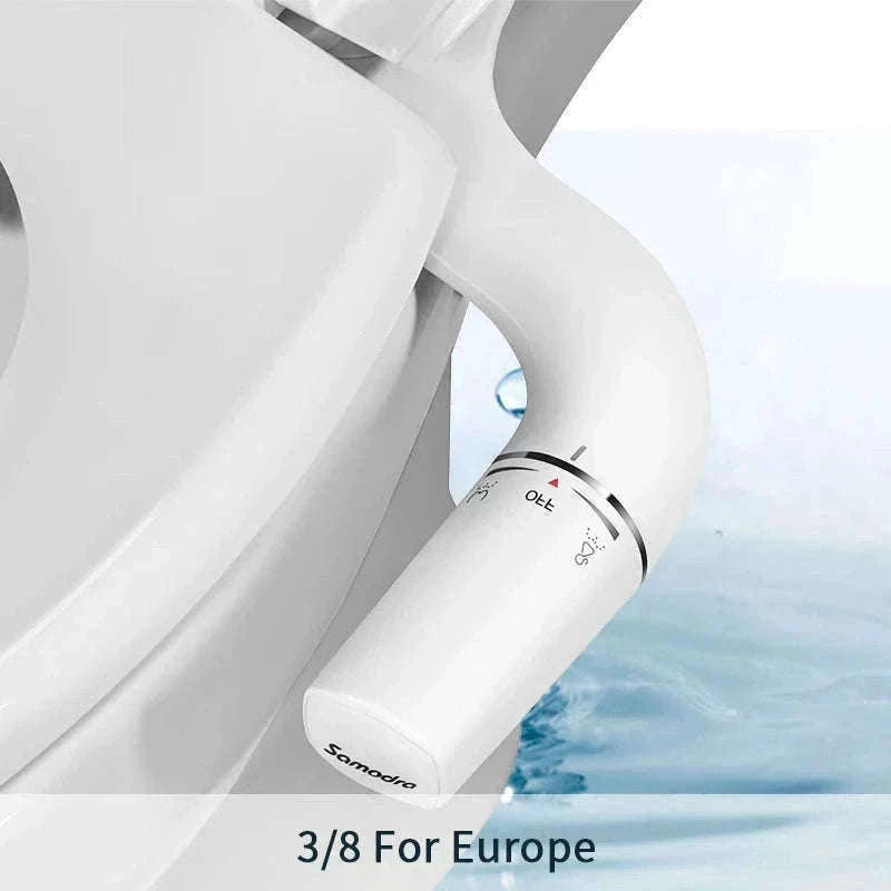 Samodra Dual Nozzle Bidet Sprayer with Right/Left Hand Controls-3-8 Left Hand / GERMANY