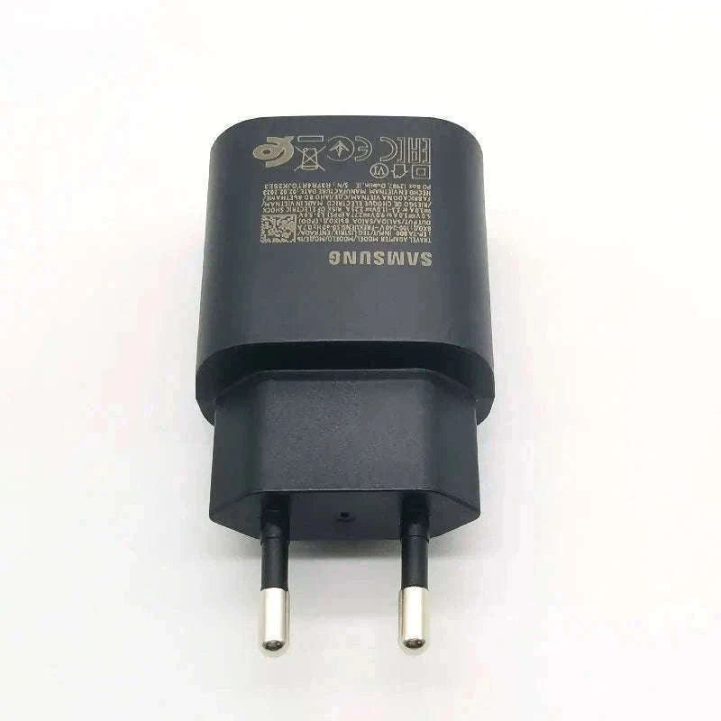 Samsung 25W PD Charger with 1m USB-C Cable-Black-Cable Only