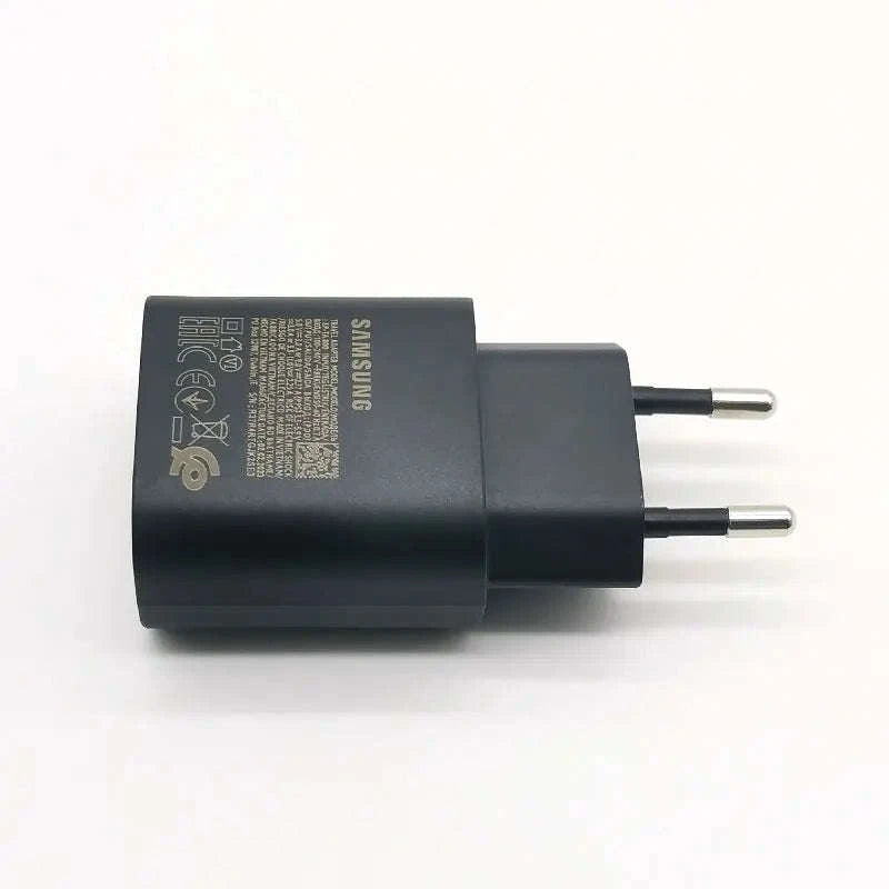 Samsung 25W PD Charger with 1m USB-C Cable-Black-Cable Only