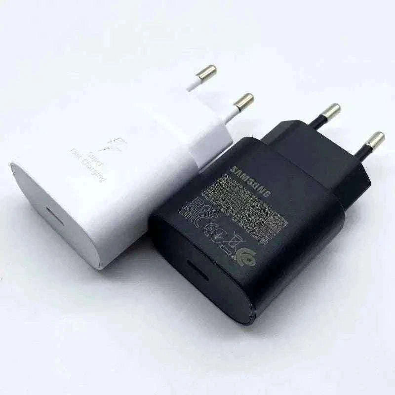 Samsung 25W Super Fast Charger with USB-C Cable-Type C Cable Only