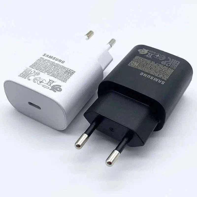 Samsung 25W Super Fast Charger with USB-C Cable-Type C Cable Only