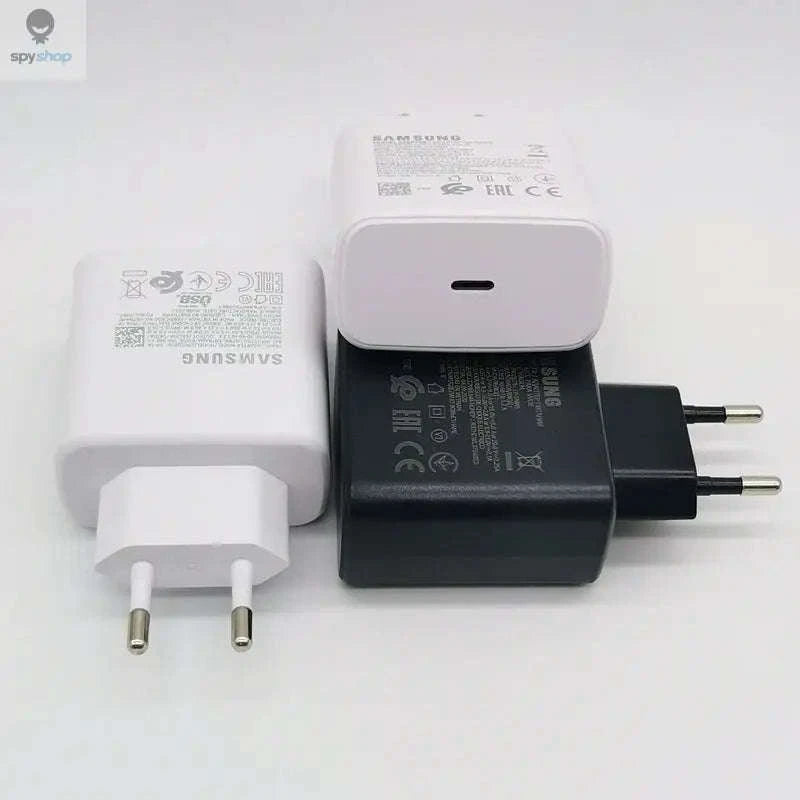 Samsung 45W Super Fast Charger – 45W PD PPS USB‑C Charger with Cable-Black-Add 1.8M Cable