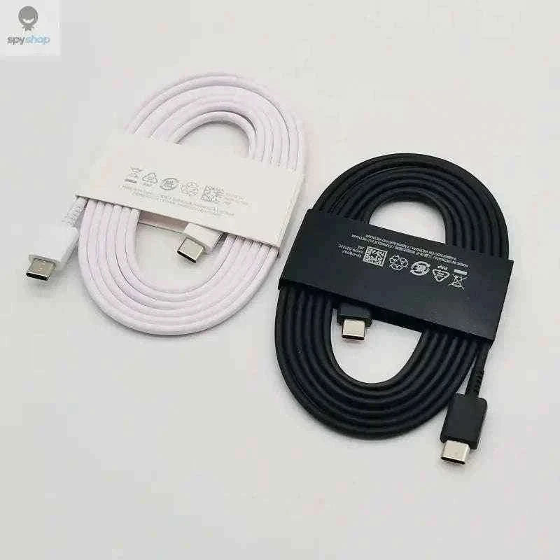 Samsung 45W Super Fast USB-C Charger with Cable-Black-Add 1.8M Cable