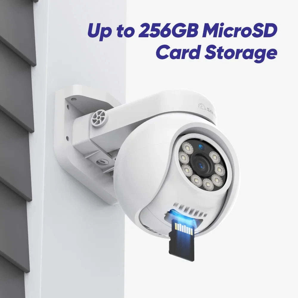 SANNCE 4K PoE Security Camera with Audio, Night Vision, IP66-1Pc Camera / spain
