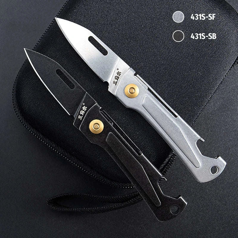 SANRENMU 431S Folding Pocket Knife-431S-SF