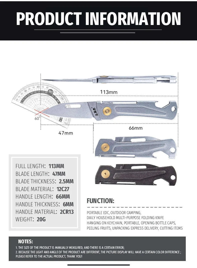 SANRENMU 431S Folding Pocket Knife-431S-SF