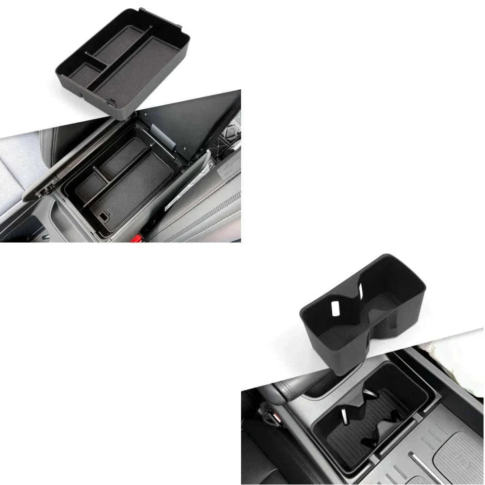 Santa Fe 2024-2026 Armrest Box Storage Organizer-central lower box