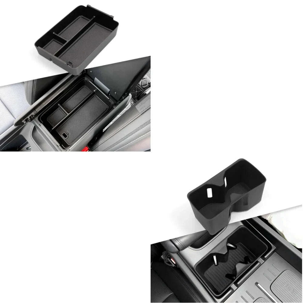 Santa Fe 2024-2026 Armrest Box Storage Organizer-central lower box