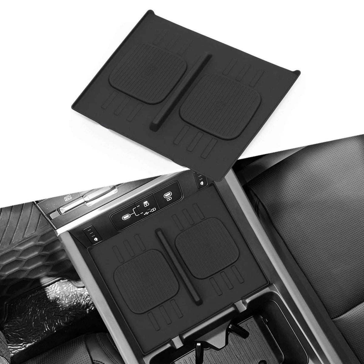 Santa Fe 2024-2026 Armrest Box Storage Organizer-central lower box