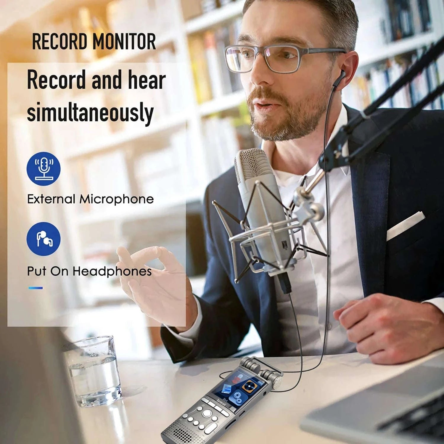 Savetek Professional Digital Voice Activated Audio Recorder USB Pen-NoextraMic / China Mainland / 8 GB