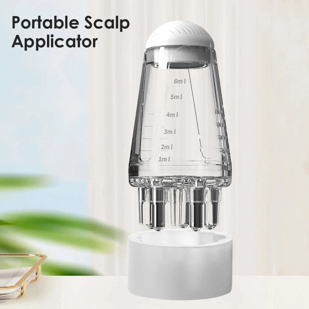 Scalp Applicator Hair Regrowth & Styling Comb-WHITE