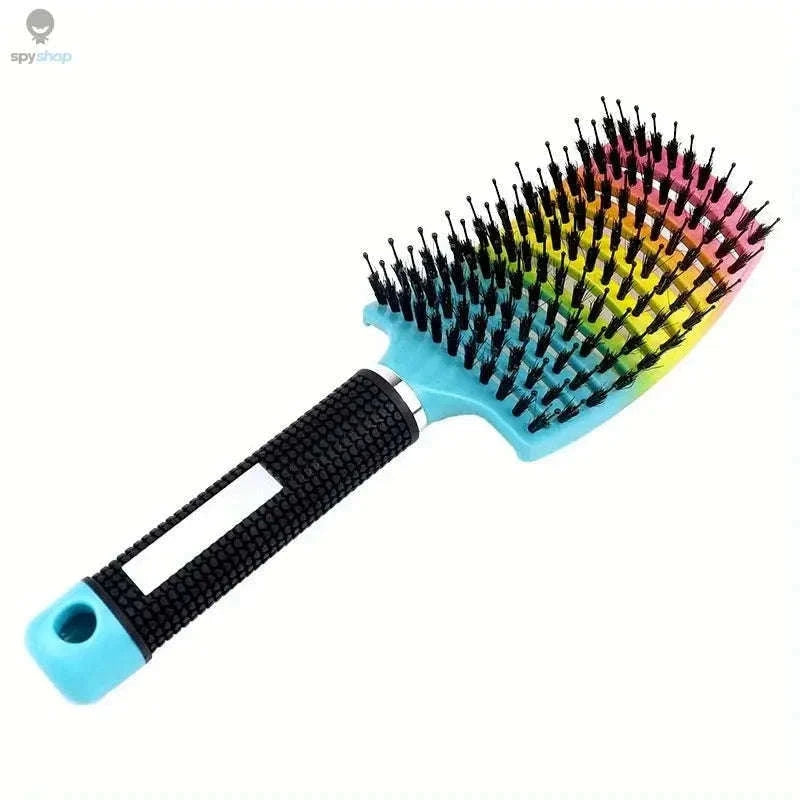 Scalp Massage Hair Brush for Gentle Detangling and Shine-All Blue