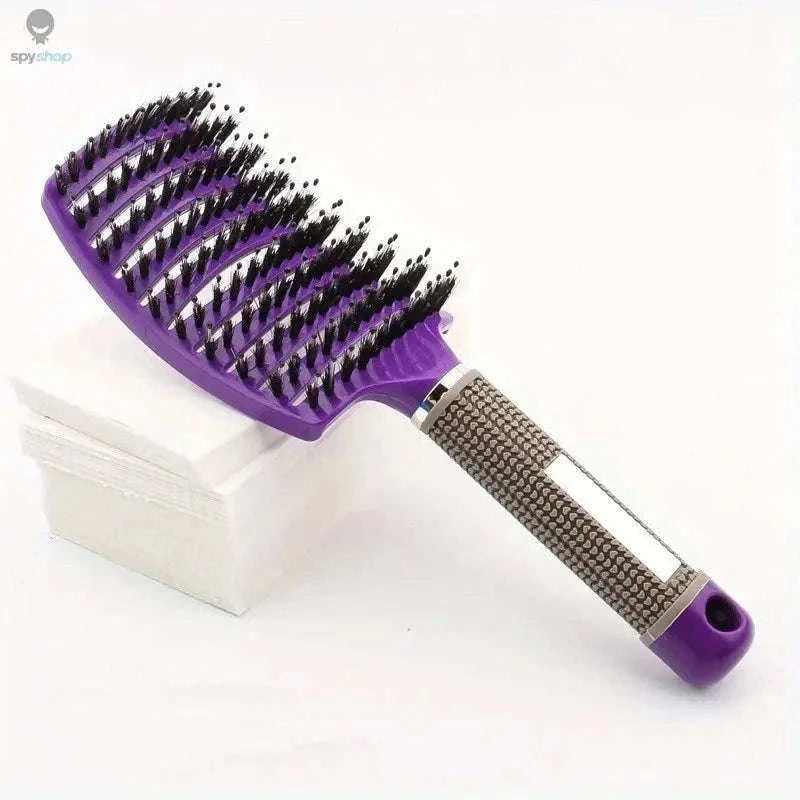 Scalp Massage Hair Brush for Gentle Detangling and Shine-All Blue