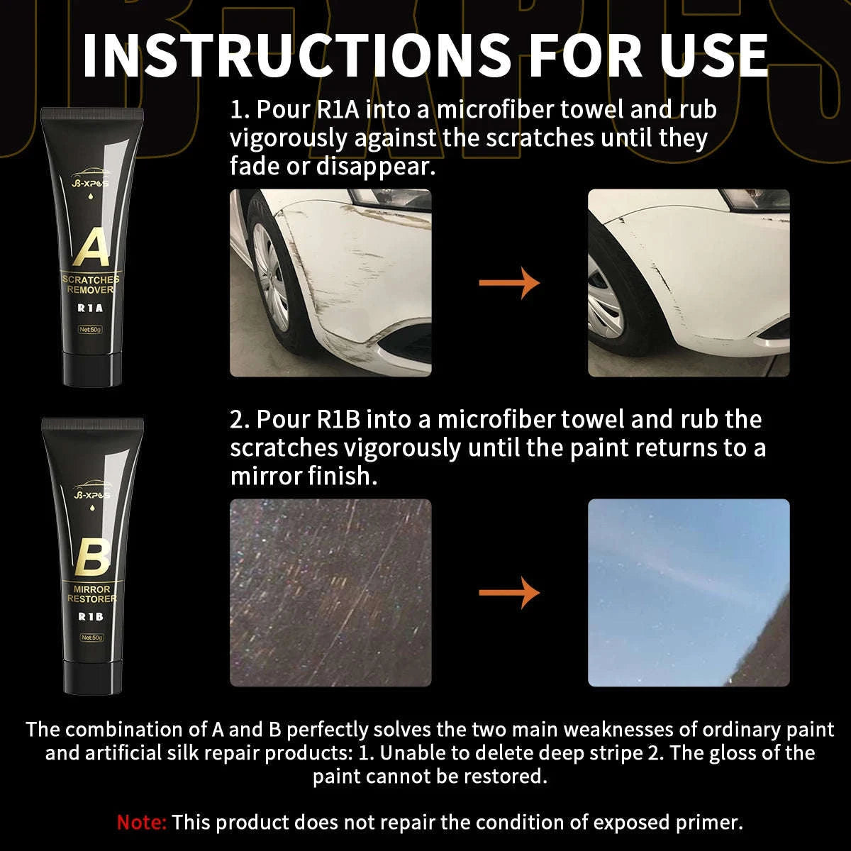 Scratch Repair Kit R1 – Mirror-Gloss Car Polish-1 PC