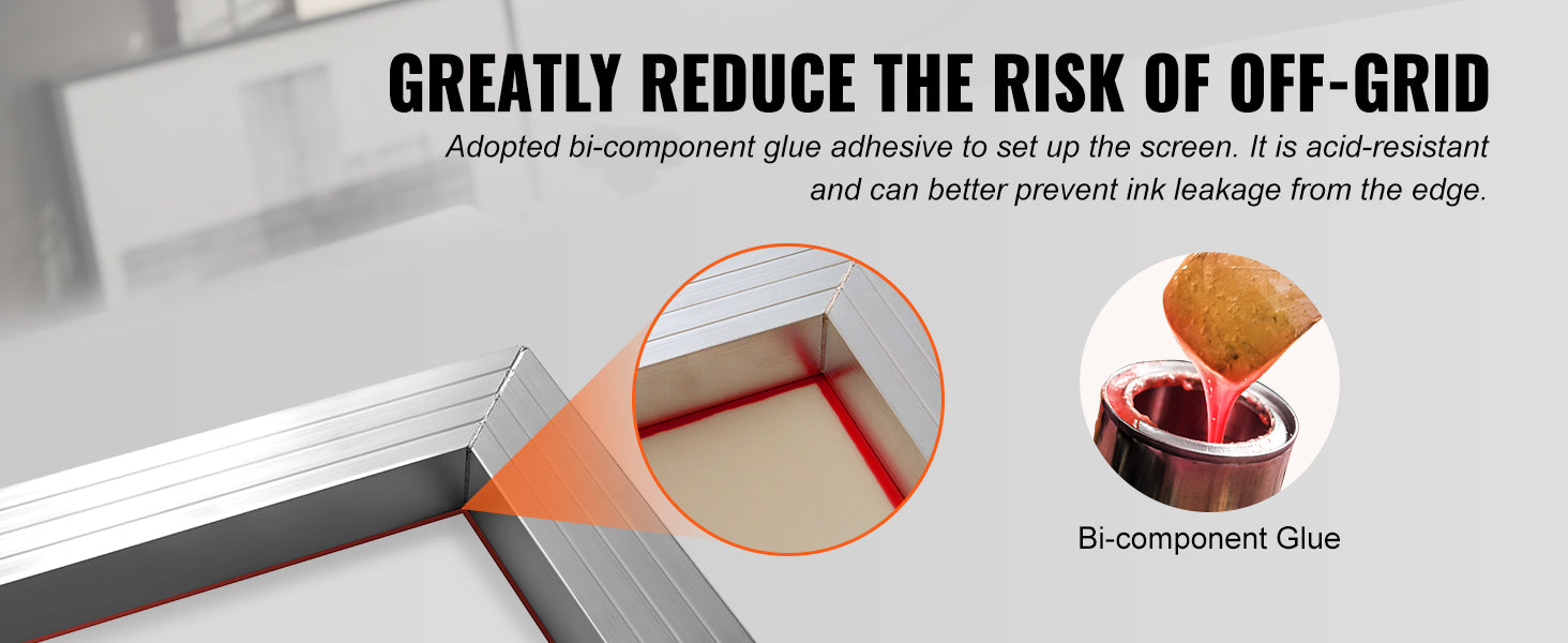 SucceBuy Screen Printing Kit with Aluminum Frames and Mesh