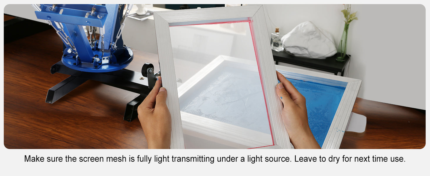 SucceBuy Screen Printing Kit with Aluminum Frames and Mesh