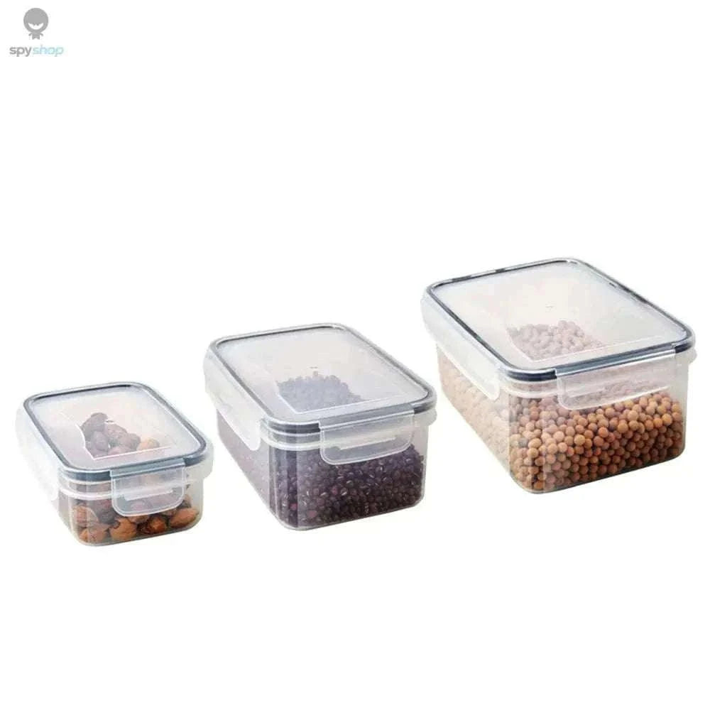 Sealed Rectangular Refrigerator Storage Box, Airtight Food Organizer-1500ml-1pc