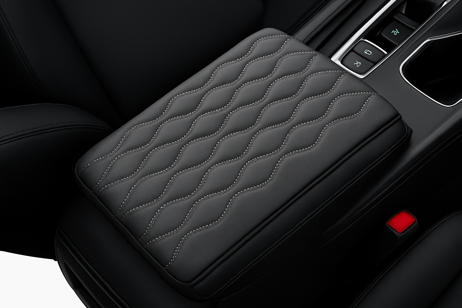 Car Armrest Box Cushion Memory Foam Console Cover