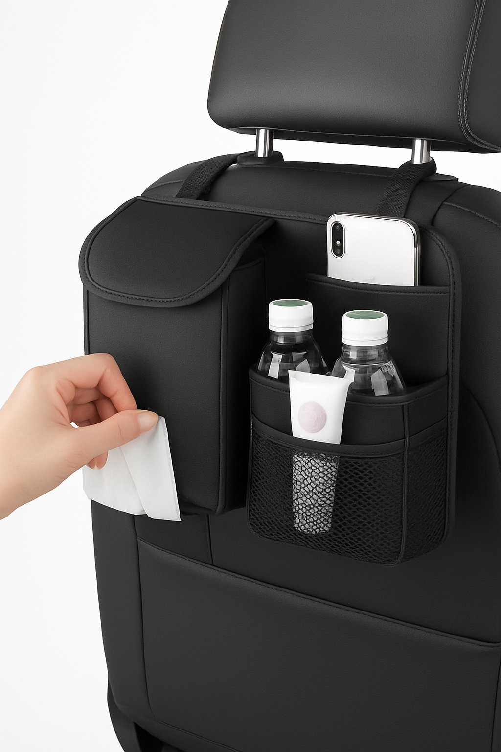 Car Seat Back Organizer with Multi-Pocket Storage