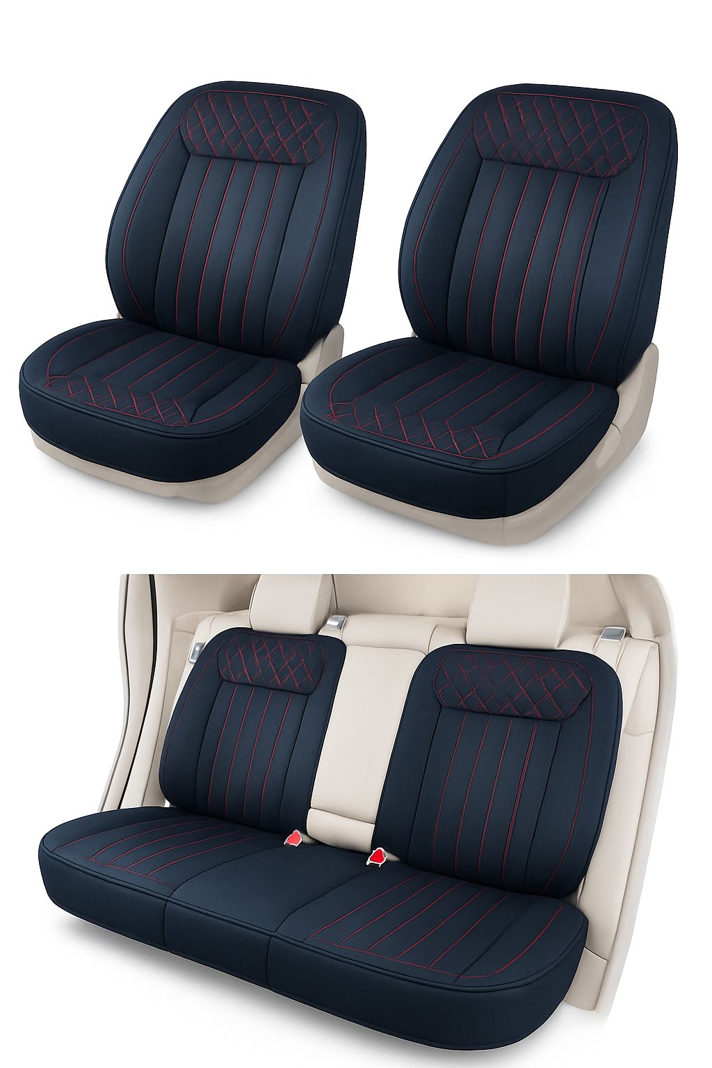 Full-Surrounded PU Leather Car Seat Cover