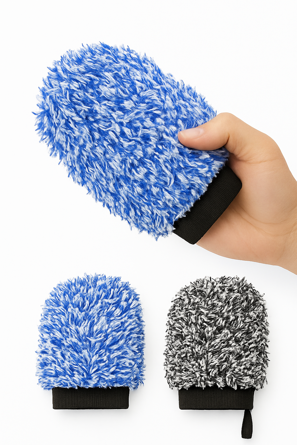 Ultra-Soft Microfiber Car Wash Glove for Scratch-Free Cleaning