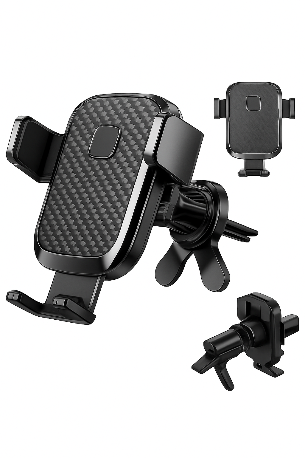 Upgraded Hook Car Phone Holder Air Vent Mount 360-Degree Rotation