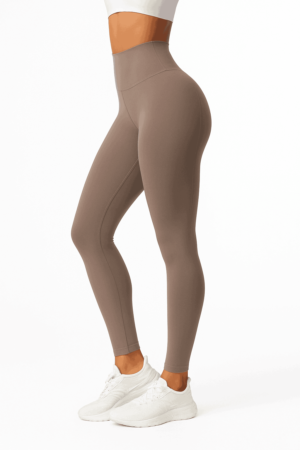 Seamless High Waist Leggings with Hip-Lifting Support-M / black