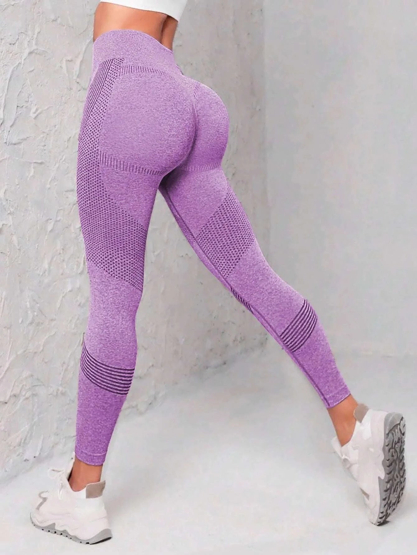 Seamless Sports Leggings-khaki / XL