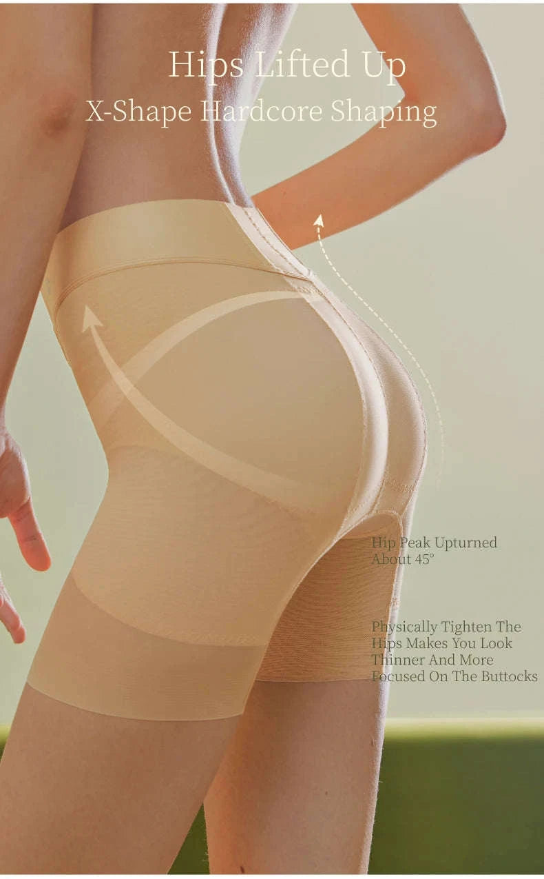Seamless Tummy Control Shaper Shorts for Women (Thin, Firm Hold)-Summer-Black-N162 / S