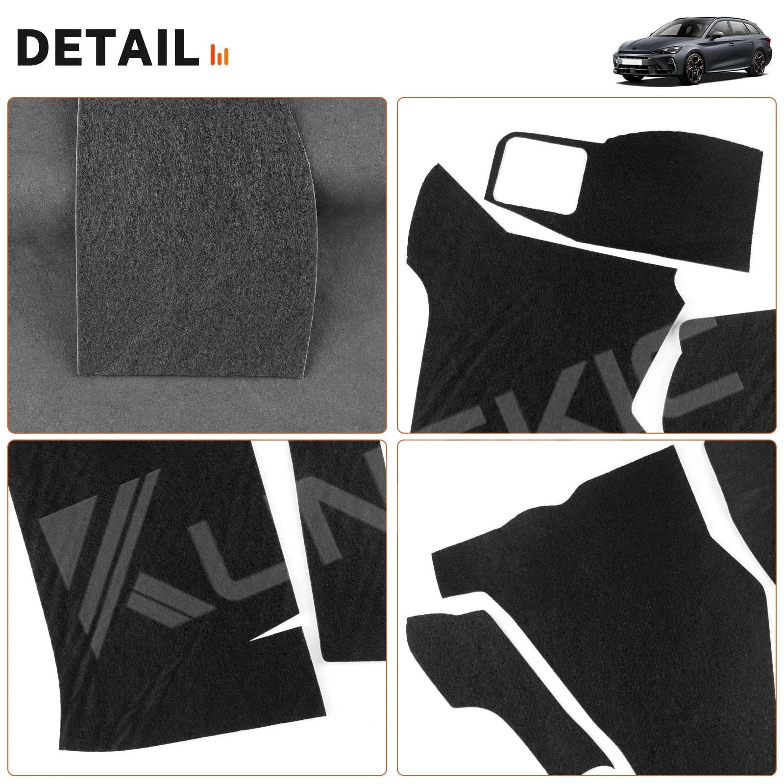 Seat Leon Cupra Formentor Interior Map Pocket Sticker Trim-Polyester sticker / Germany