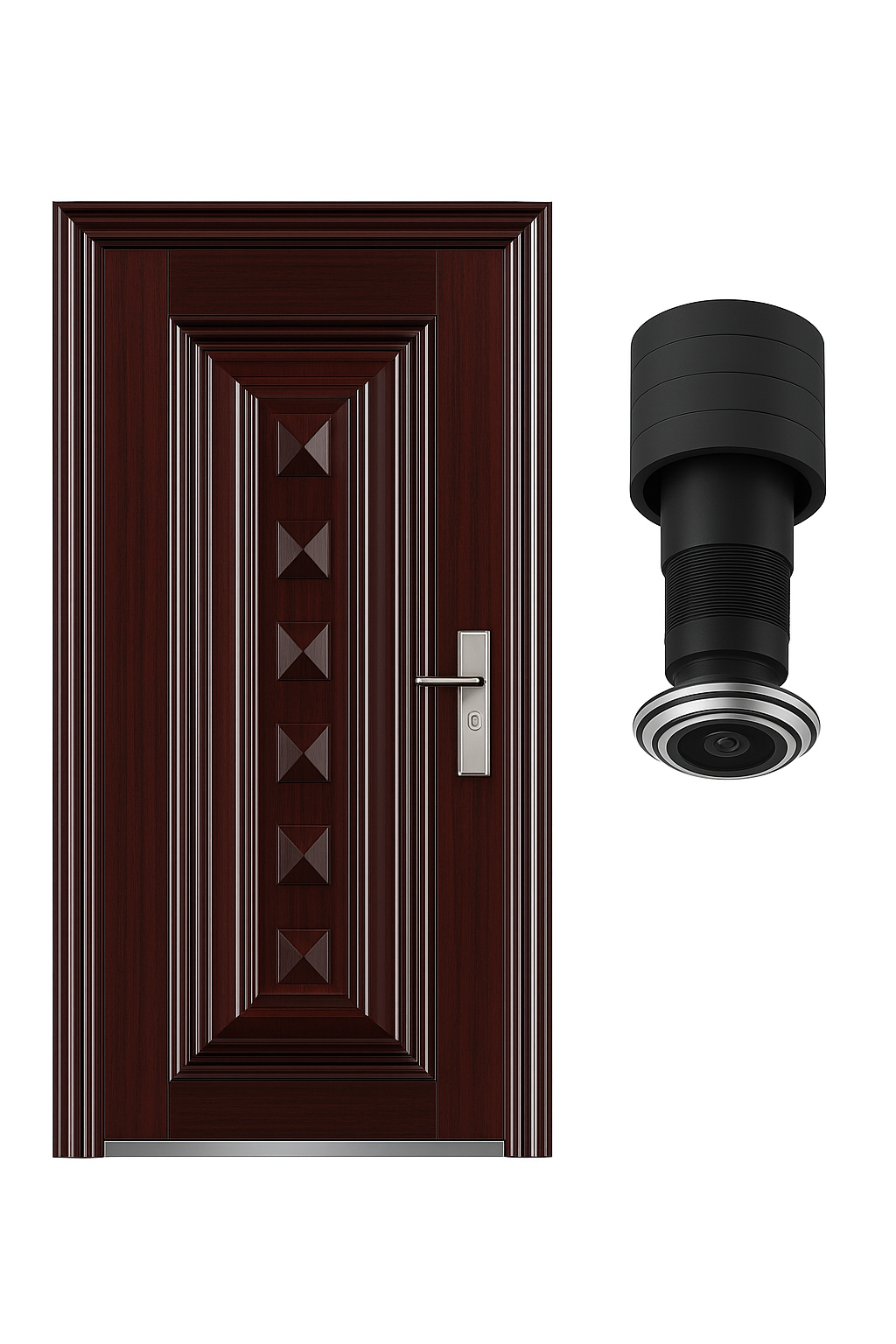 1080P Mini WiFi Door Peephole Camera Wide Angle Fisheye Lens