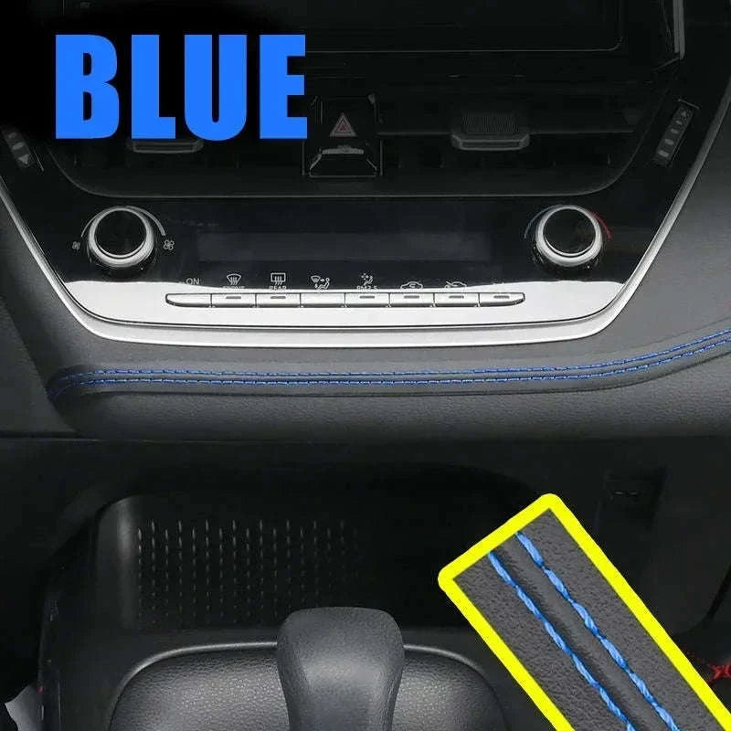 Self-Adhesive Car Interior Trim Line for Doors and Dashboard-Germany / Red / 100CM