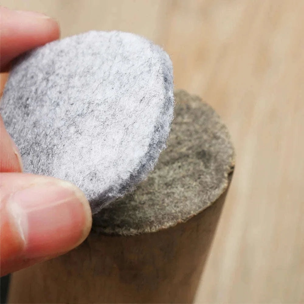 Self-Adhesive Furniture Leg Felt Pads for Floor Protection-black / 3mm