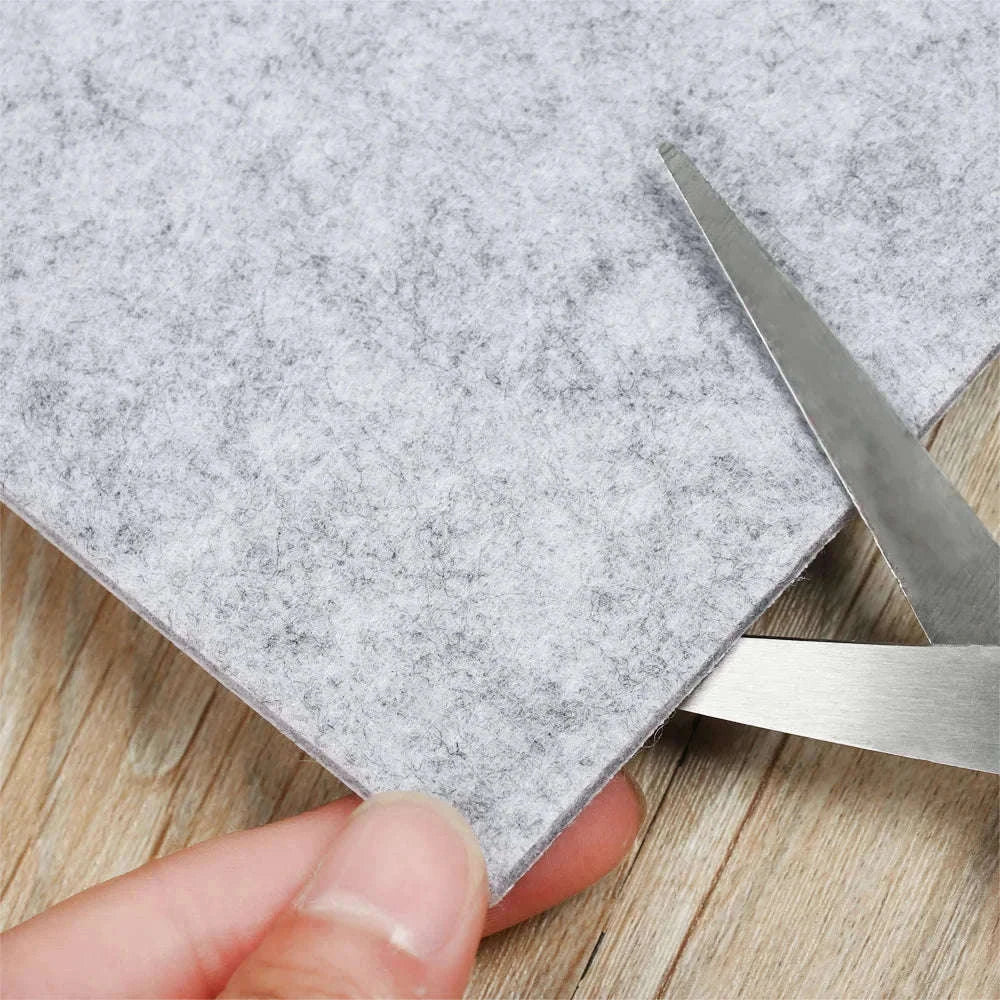Self-Adhesive Furniture Leg Felt Pads for Floor Protection-black / 3mm