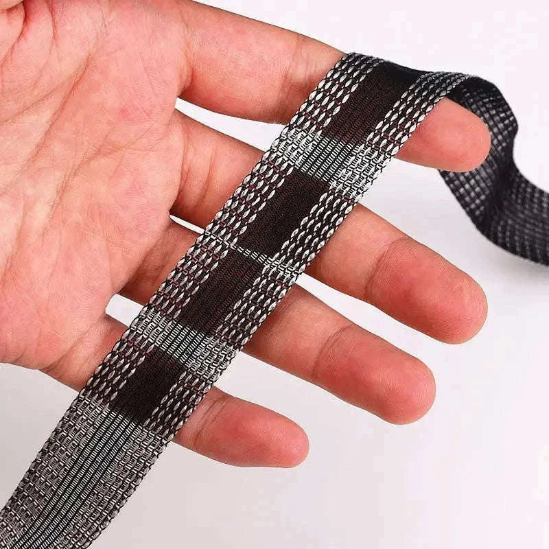 Self-Adhesive Pants Patch for Quick Iron-On Hem Repair-Black 5M