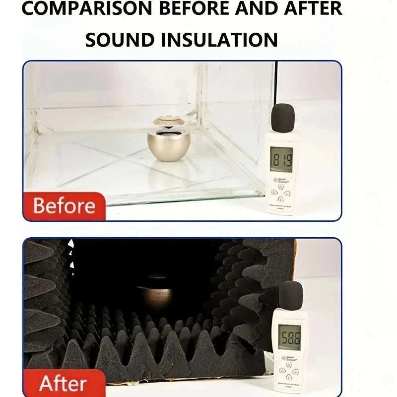 Self Adhesive Soundproofing Insulation Cotton-100x25x2cm