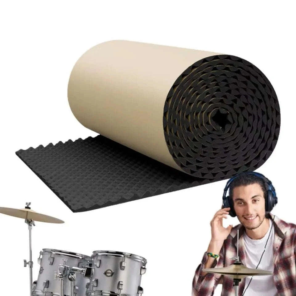 Self Adhesive Soundproofing Insulation Cotton-100x25x2cm