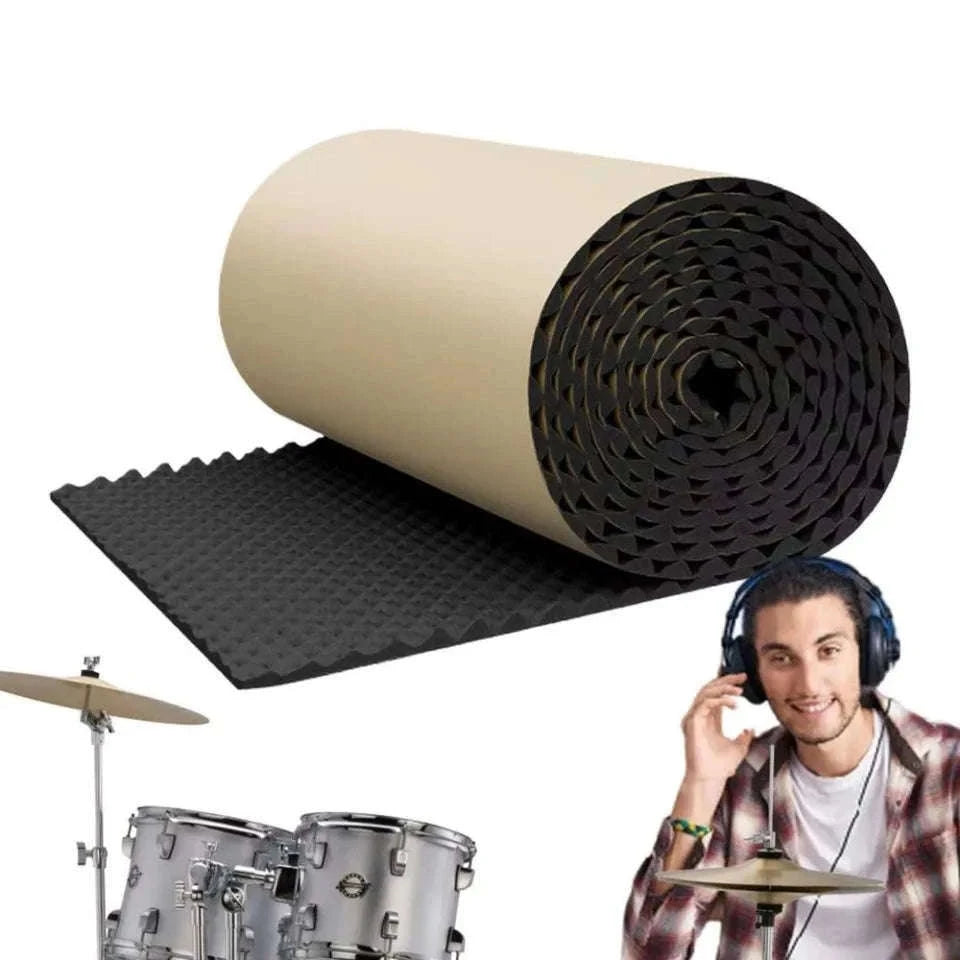 Self Adhesive Soundproofing Insulation Cotton-100x25x2cm