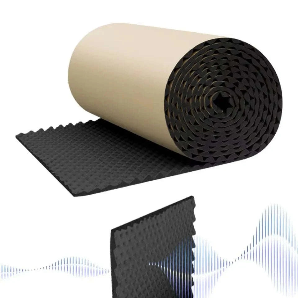 Self Adhesive Soundproofing Insulation Cotton-100x25x2cm