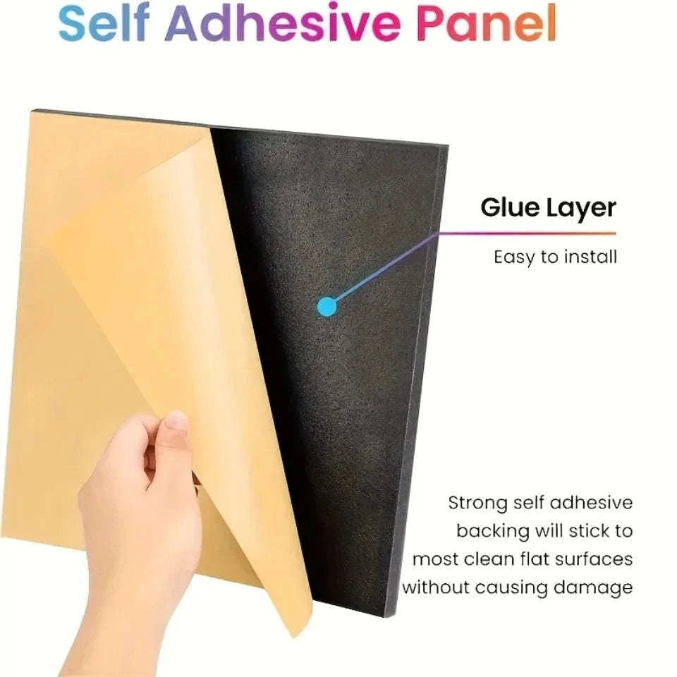 Self Adhesive Soundproofing Insulation Cotton-100x25x2cm