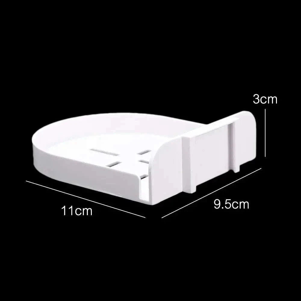 Self-Adhesive Wall Mount Shelf for Security Cameras & Baby Monitors-2X Clear