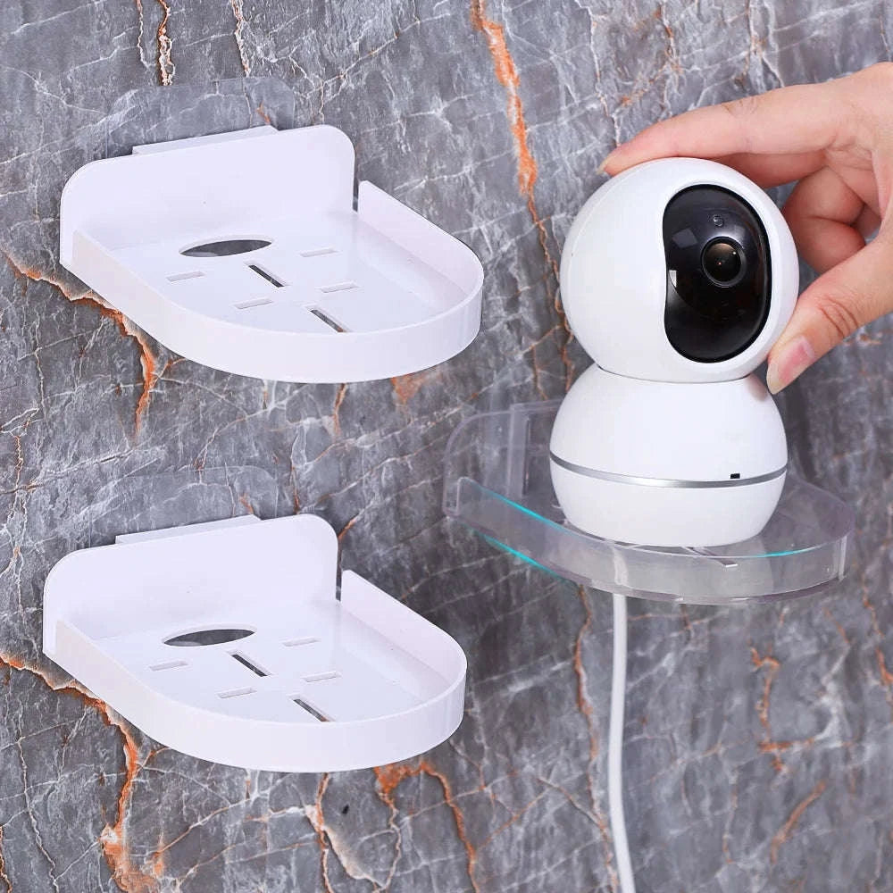 Self-Adhesive Wall Mount Shelf for Security Cameras & Baby Monitors-2X Mixed