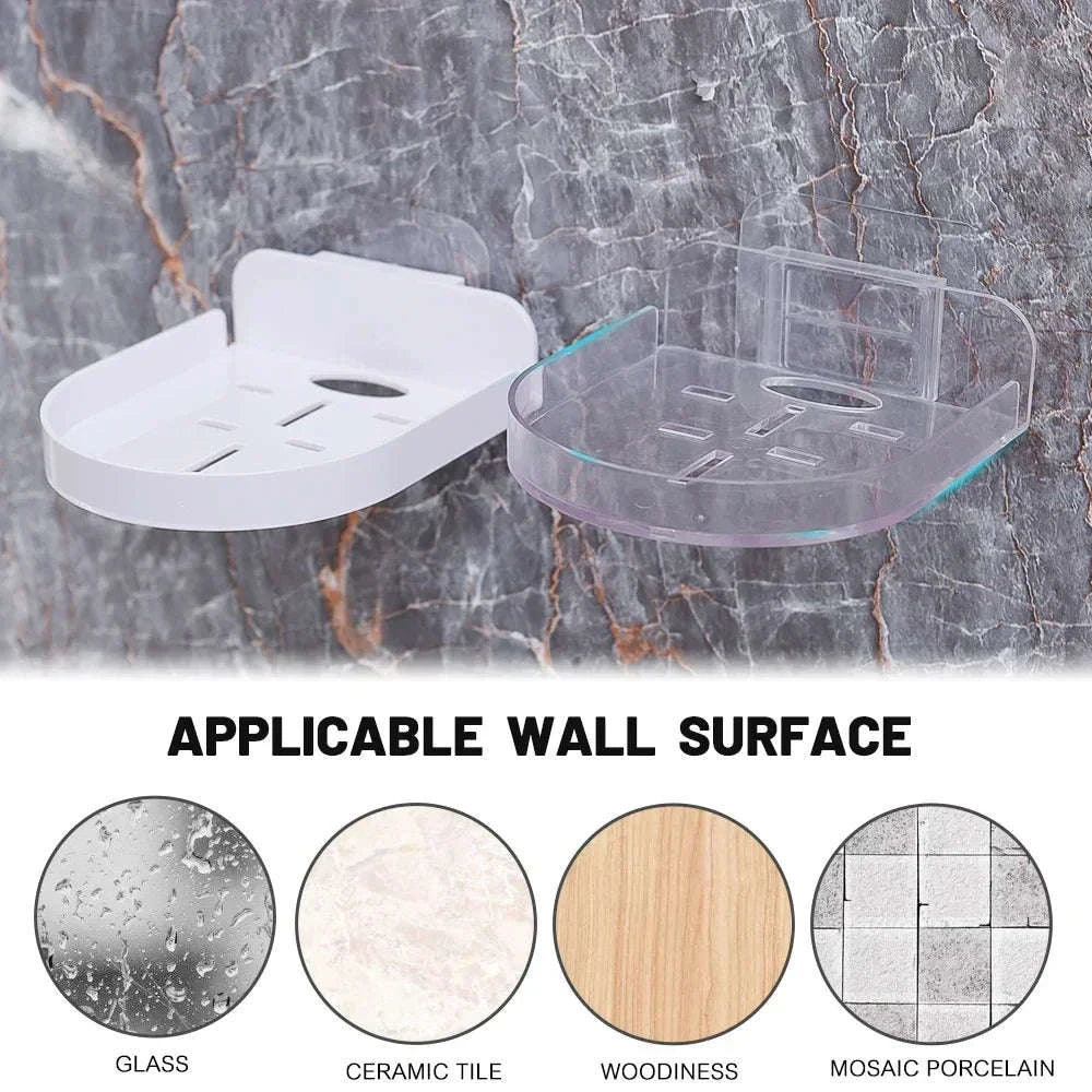 Self-Adhesive Wall Mount Shelf for Security Cameras & Baby Monitors-2X Mixed