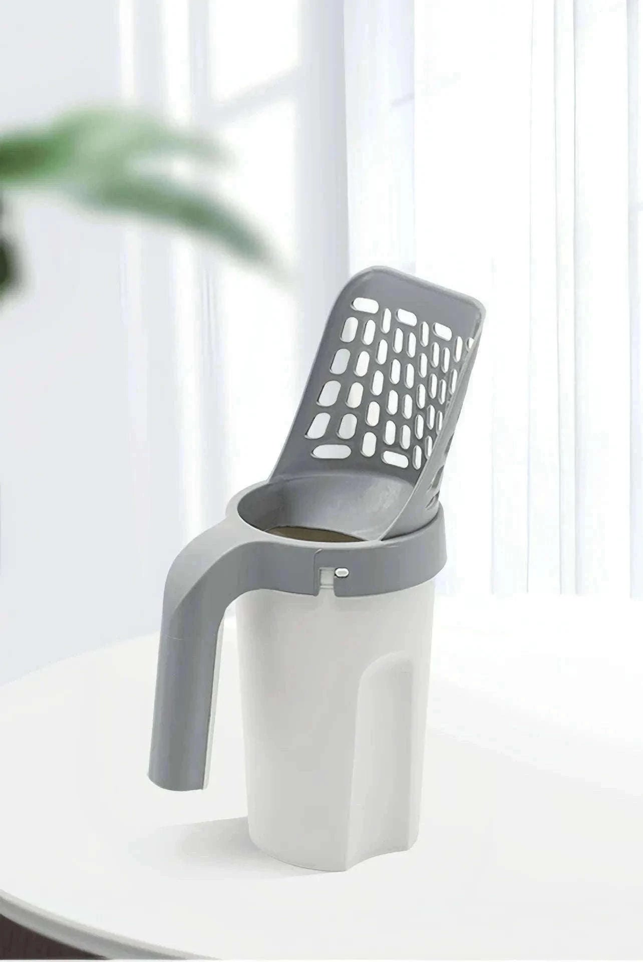 Self-Cleaning Cat Litter Scoop with Built-In Waste Bin-XXXS / a set