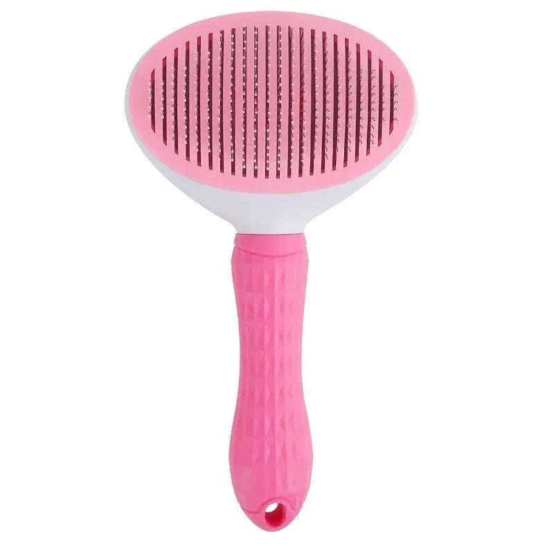Self-Cleaning Pet Brush & Comb for Easier Grooming-Blue