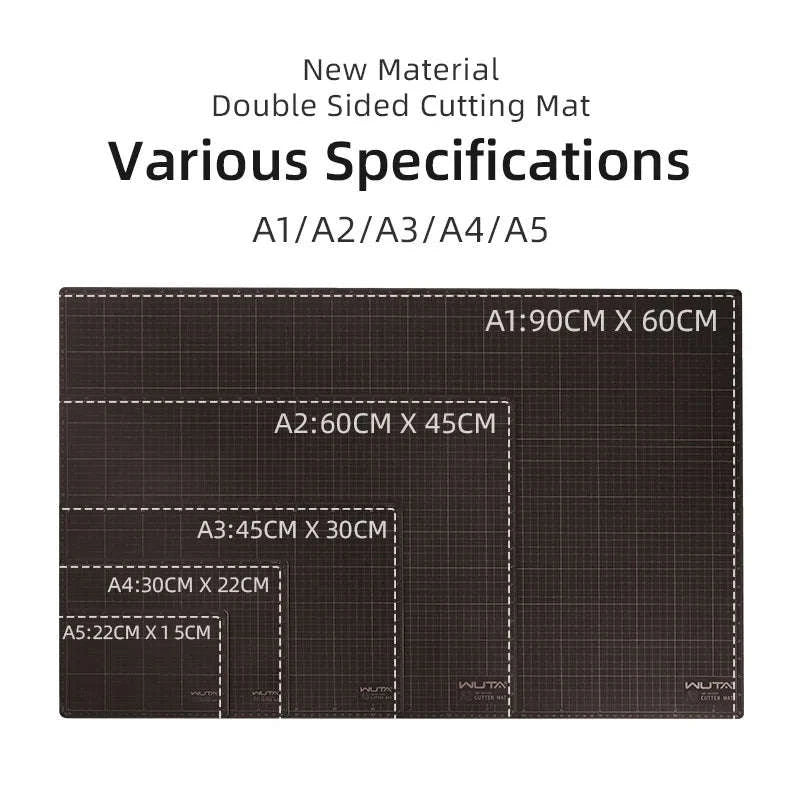 Self Healing Cutting Mat Double-Sided PVC Craft Board A1–A5-8mm Thick A4-1pc / United States