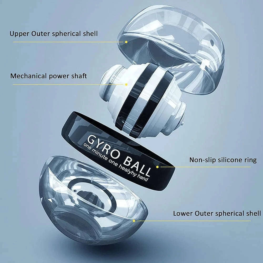 Self-Starting Power Wrist Ball Forearm Exerciser-Default Title