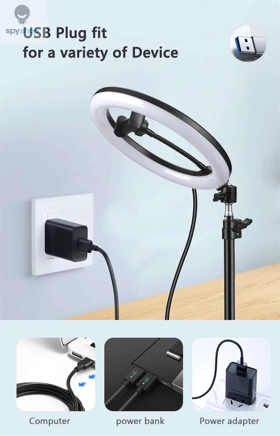 Selfie LED Ring Light Studio Kit-33CM LED 160tripod